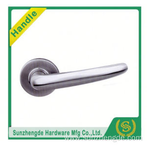 SZD STLH-009 Professional Manufacturer Of Cabinet Lever Door Handle On Round Rose Stainless Steel